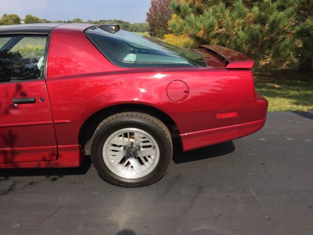 1986 Burgundy Pontiac Trans Am