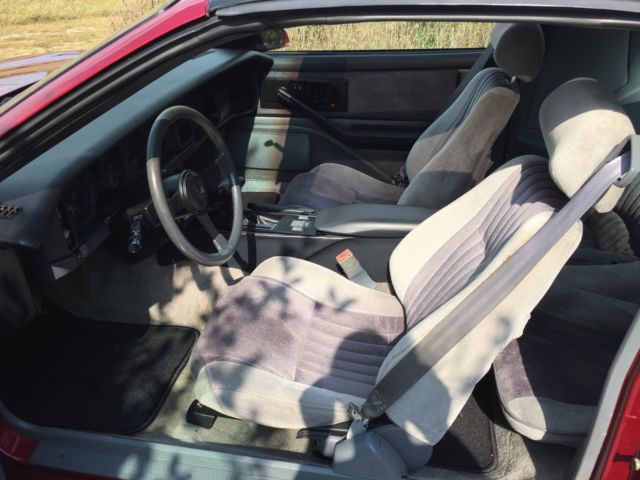 1986 Burgundy Pontiac Trans Am