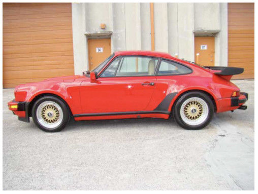 1986 Red Porsche 930 Coupe