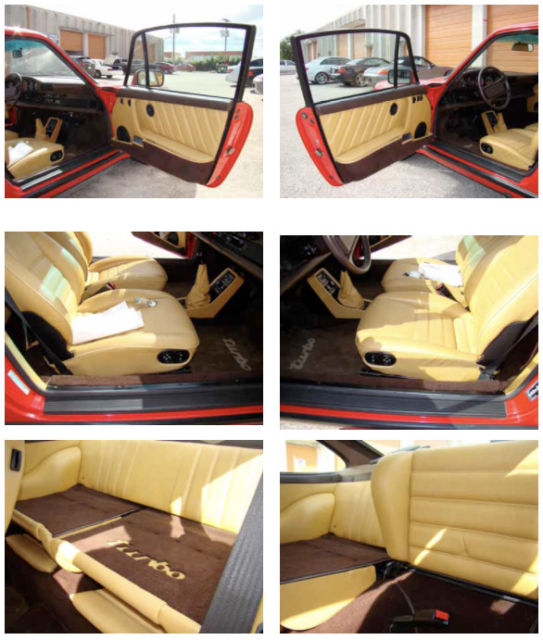 1986 Red Porsche 930 Coupe