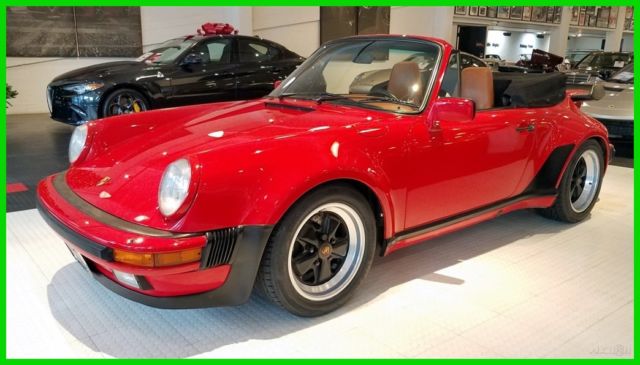 1986 Red Porsche 911 Convertible