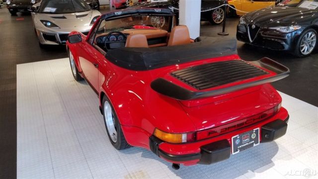 1986 Red Porsche 911 Convertible