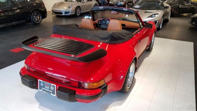 1986 Red Porsche 911 Convertible