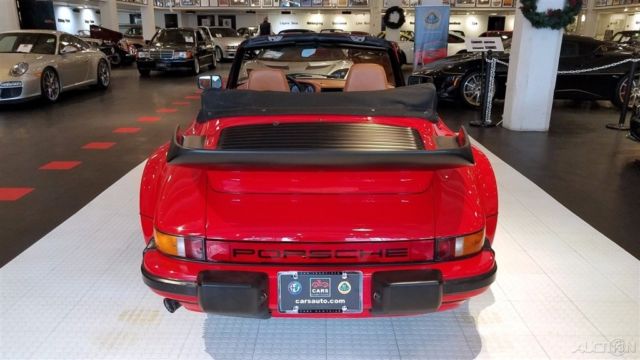 1986 Red Porsche 911 Convertible