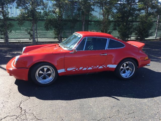 1986 Red Porsche 911 Coupe