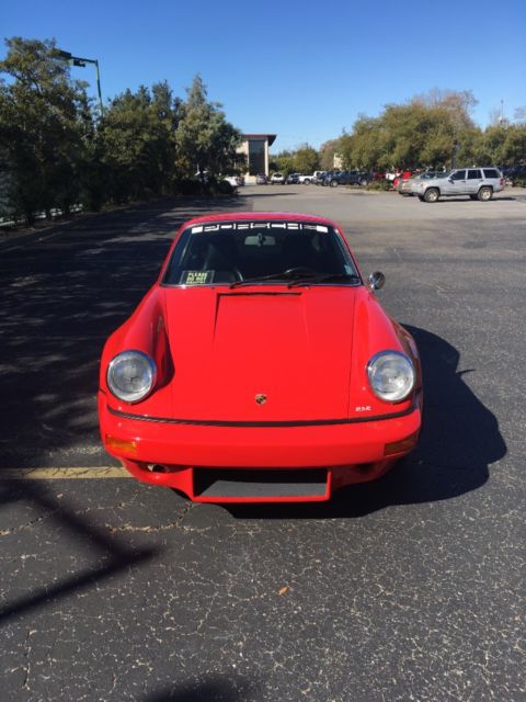 1986 Red Porsche 911 Coupe