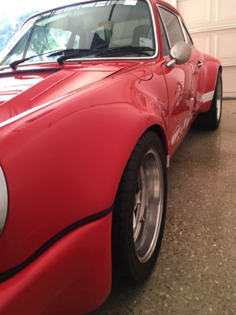 1986 Red Porsche 911 Coupe