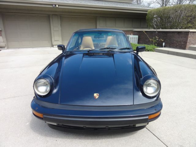 1986 Blue Porsche 930 Coupe