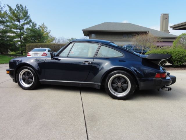 1986 Blue Porsche 930 Coupe