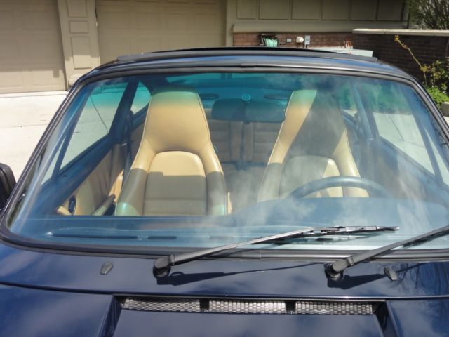 1986 Blue Porsche 930 Coupe