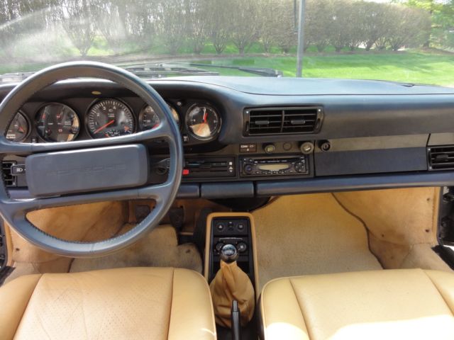 1986 Blue Porsche 930 Coupe
