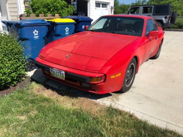 1986 Guards Red Porsche 944 Coupe