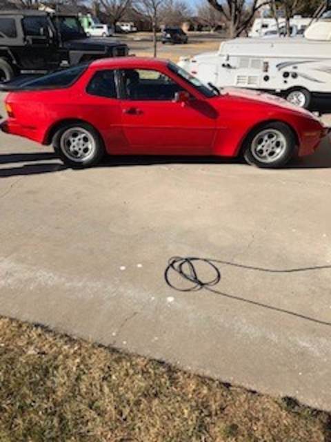 1986 Red Porsche 944 Coupe