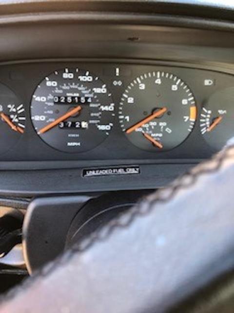 1986 Red Porsche 944 Coupe