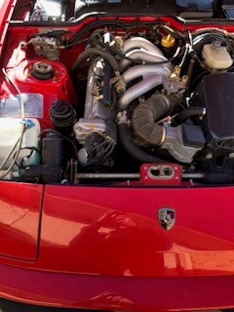 1986 Red Porsche 944 Coupe
