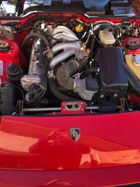 1986 Red Porsche 944 Coupe