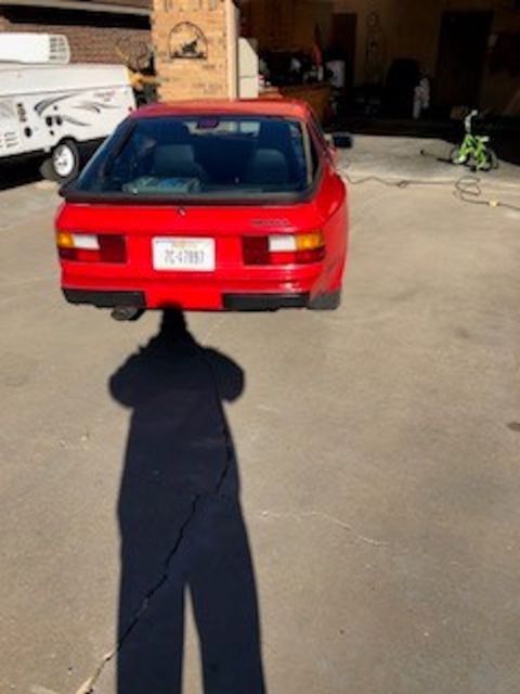 1986 Red Porsche 944 Coupe