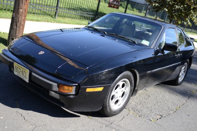 1986 Black Porsche 944 Coupe