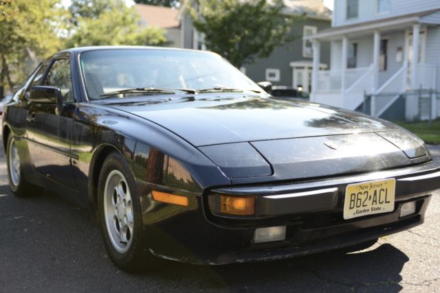 1986 Black Porsche 944 Coupe