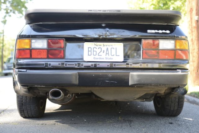 1986 Black Porsche 944 Coupe