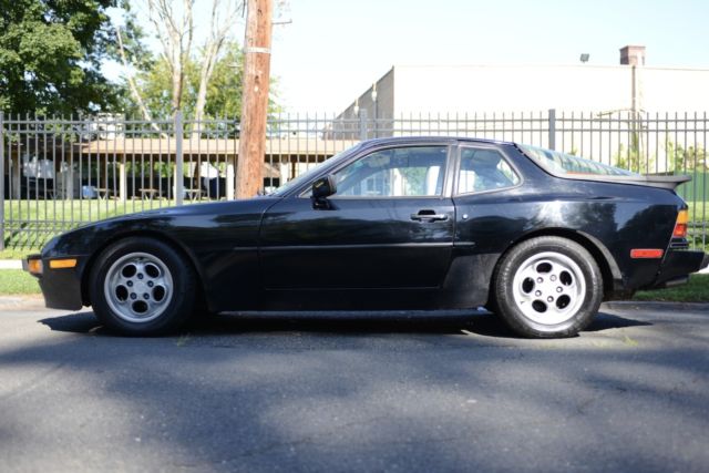 1986 Black Porsche 944 Coupe