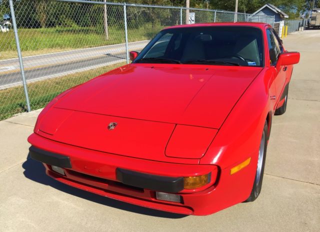 1986 Red Porsche 944 Coupe