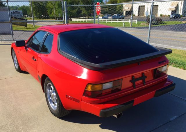 1986 Red Porsche 944 Coupe