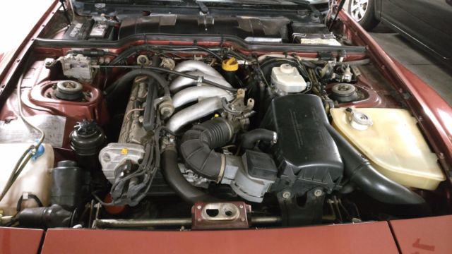 1986 Burgundy Porsche 944 Coupe