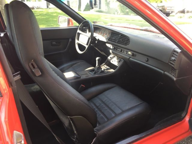 1986 Red Porsche 944 Coupe
