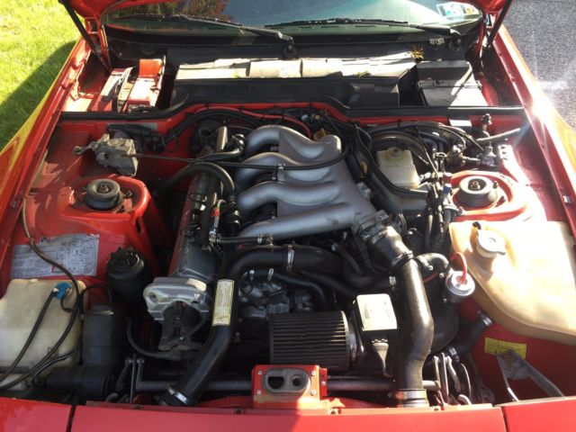 1986 Red Porsche 944 Coupe