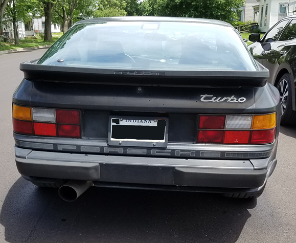 1986 Black Porsche 944 Coupe