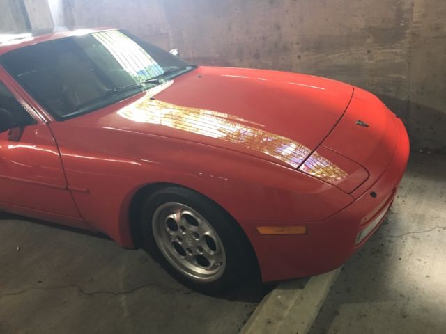 1986 Red Porsche 944 Coupe