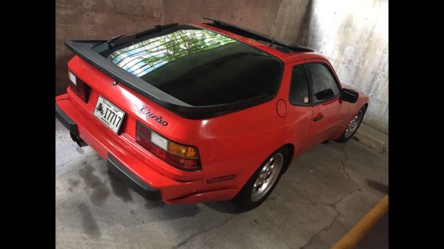 1986 Red Porsche 944 Coupe