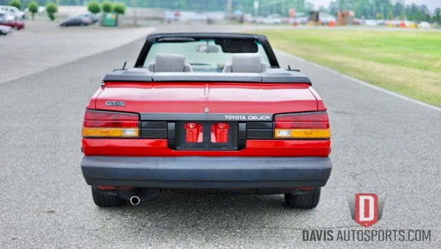 1985 RED Toyota Celica Convertible