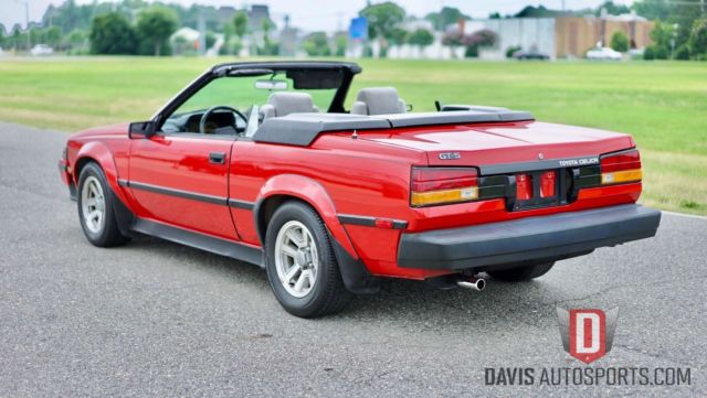 1985 RED Toyota Celica Convertible