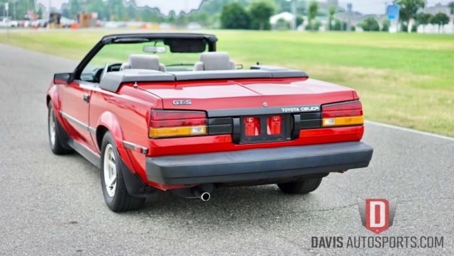 1985 RED Toyota Celica Convertible