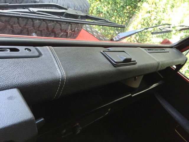 1980 Red Land Rover Defender