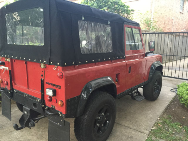 1980 Red Land Rover Defender