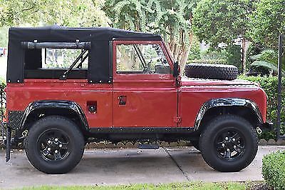 1980 Red Land Rover Defender