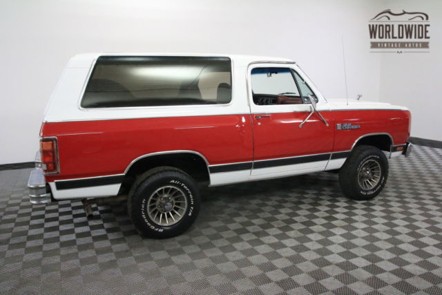 1986 Red Dodge Charger SUV