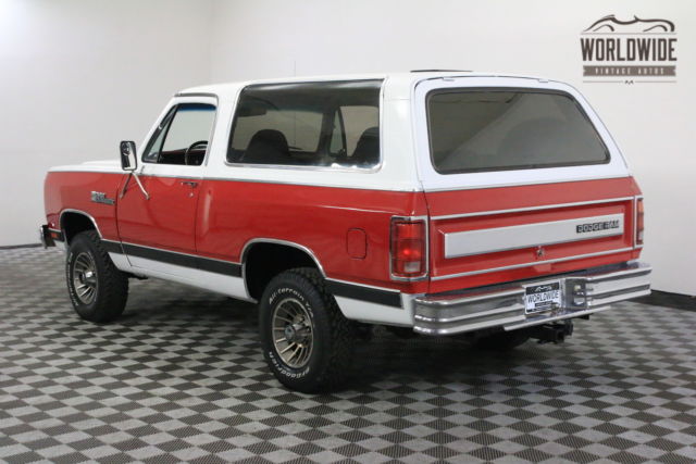 1986 Red Dodge Charger SUV
