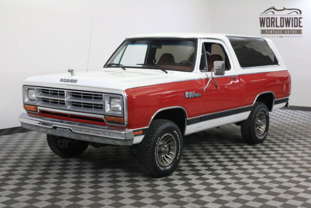 1986 Red Dodge Charger SUV