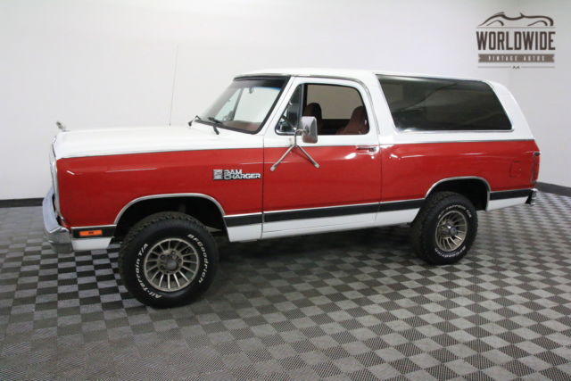 1986 Red Dodge Charger SUV