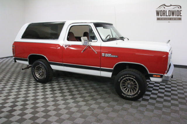 1986 Red Dodge Charger SUV