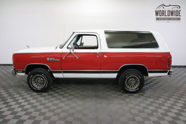 1986 Red Dodge Charger SUV