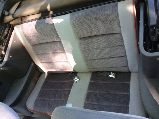 1986 Red Ford Mustang Convertible