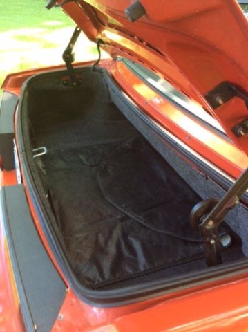 1986 Red Ford Mustang Convertible