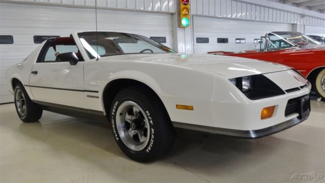 1986 White Chevrolet Camaro Hatchback