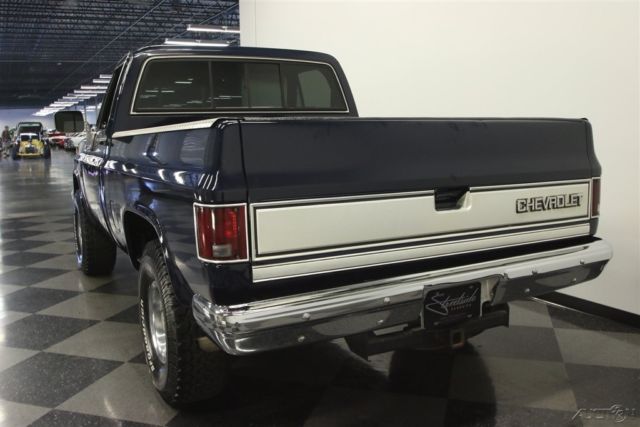 1986 Blue Chevrolet K10