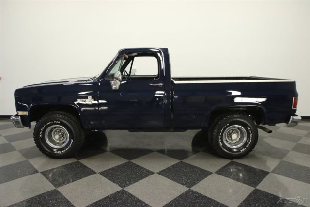 1986 Blue Chevrolet K10